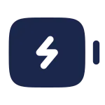 Battery Charge Minimalistic SVG Icon